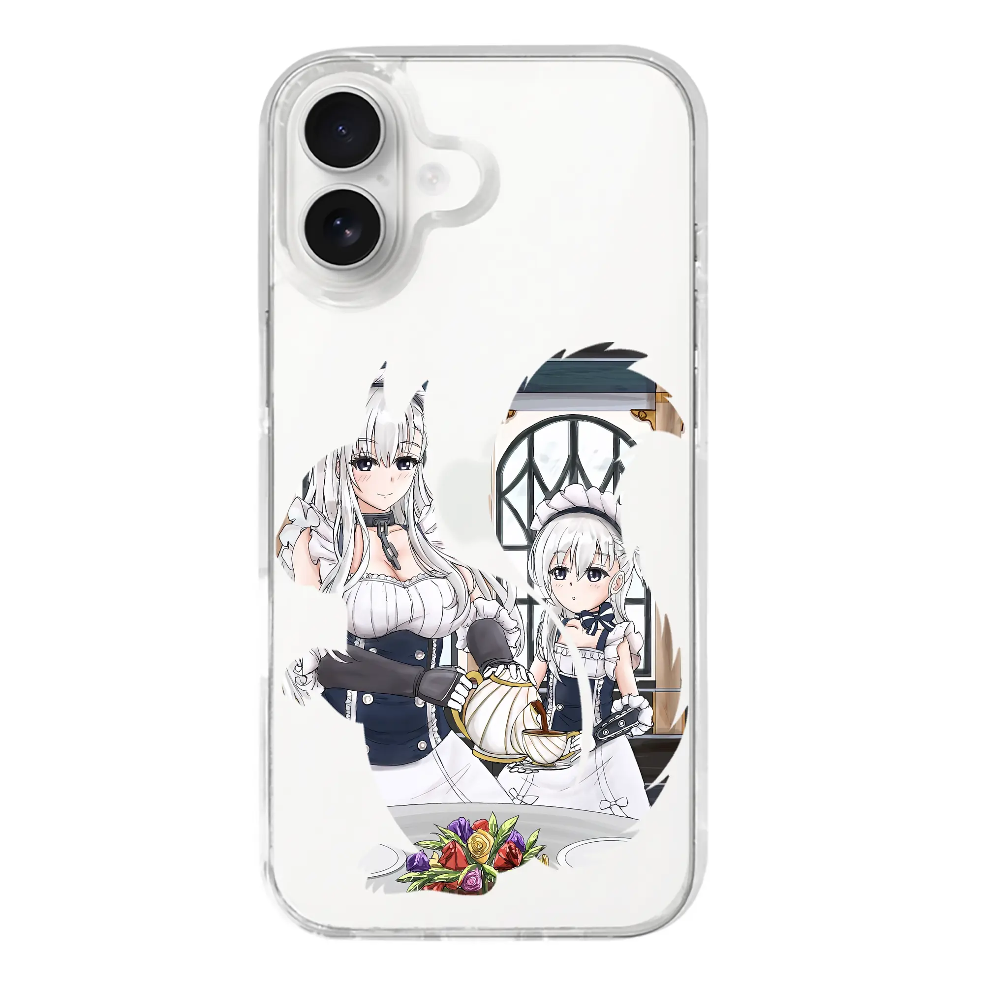 アズールレーン グッズ,ベルファスト - iPhone 17シリーズ 透明スマホケース – 薄型・耐衝撃・精密フィット保護カバー